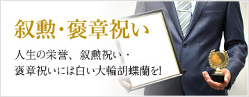 叙勲・褒賞祝い